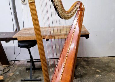 Erard harp london 1860. Restauración completa